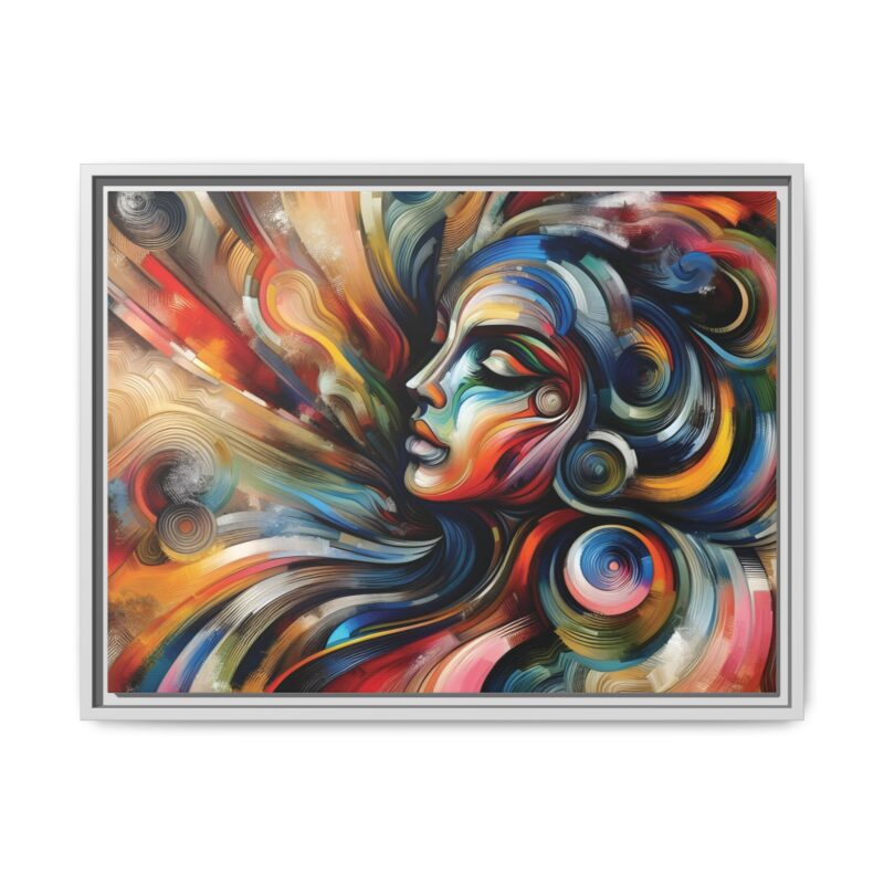 Canvas Abstract Art of a Woman - Modern & Minimalist Wall Decor - Image 78