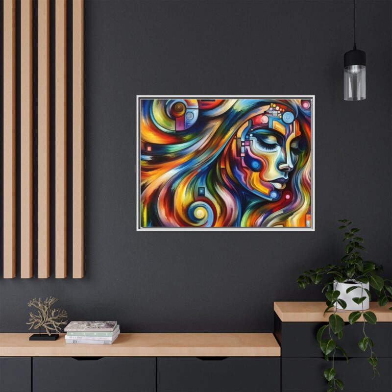 Abstract Woman Canvas Art - Elegant and Contemporary Wall Decor - Image 109