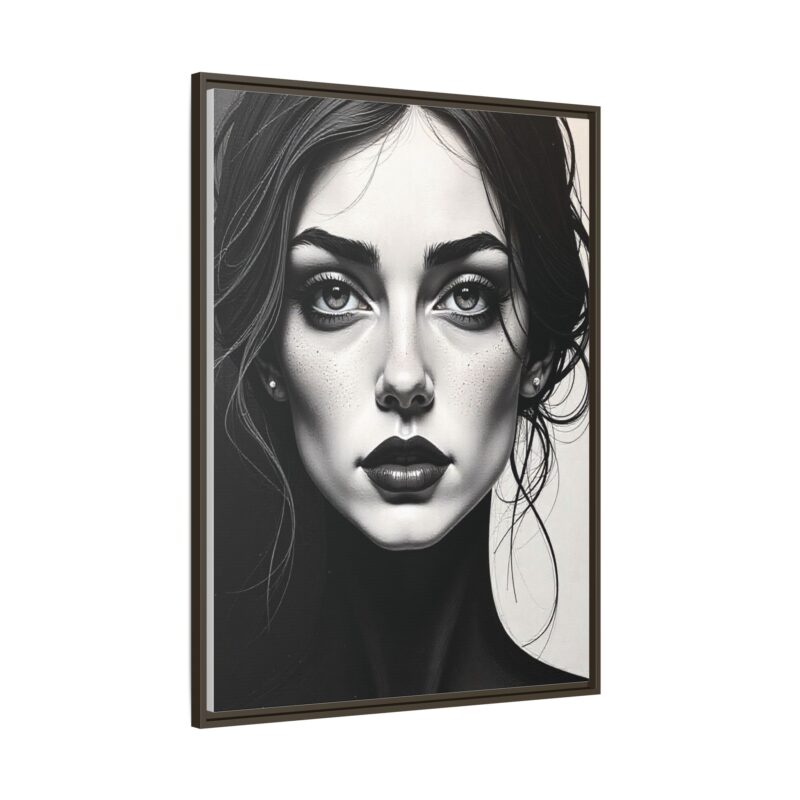 Canvas Wall Art - Abstract Woman's Face Portrait - Image 78