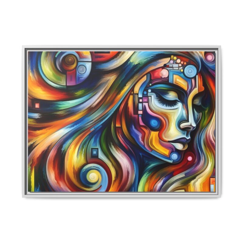 Abstract Woman Canvas Art - Elegant and Contemporary Wall Decor - Image 93