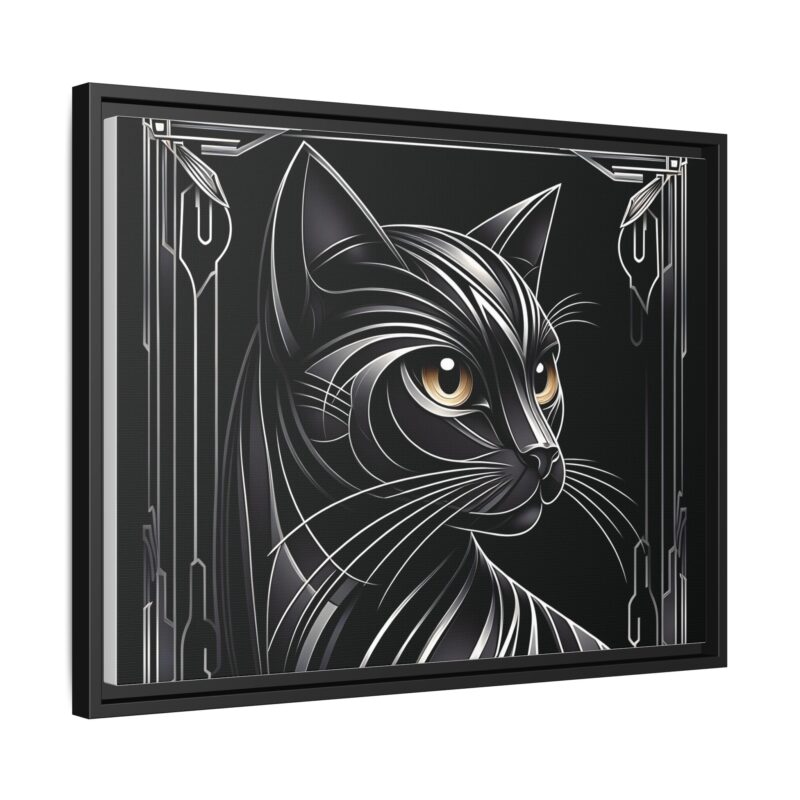 Glamorous Black Cat Art Deco Prints - Stylish and Dark Home Decor - Image 23