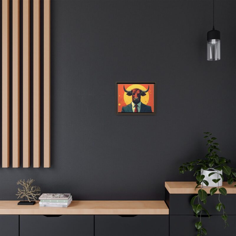 Matte Canvas, Framed Bullish Ambition - Image 45