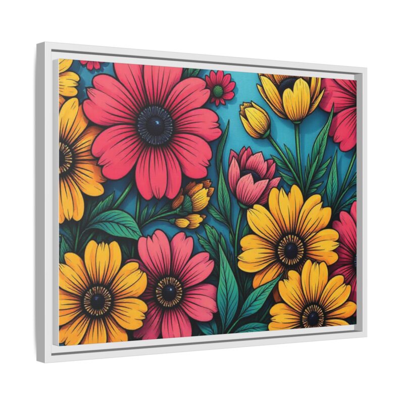 Matte Canvas, Framed Pop Garden - Image 79