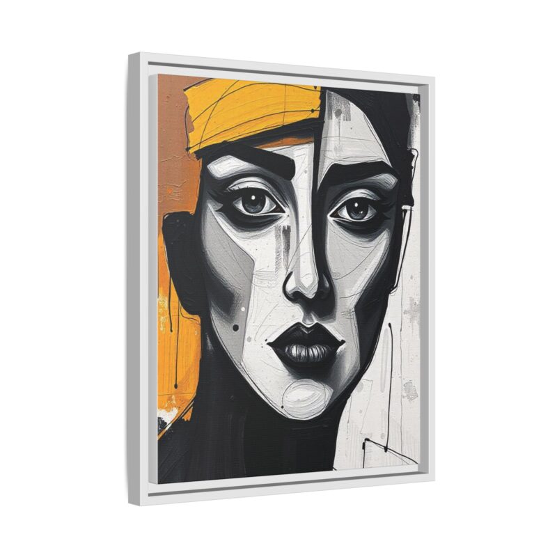Canvas Print - Abstract Cubist Woman Portrait - Image 59
