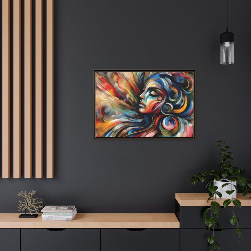 Canvas Abstract Art of a Woman - Modern & Minimalist Wall Decor - Image 95