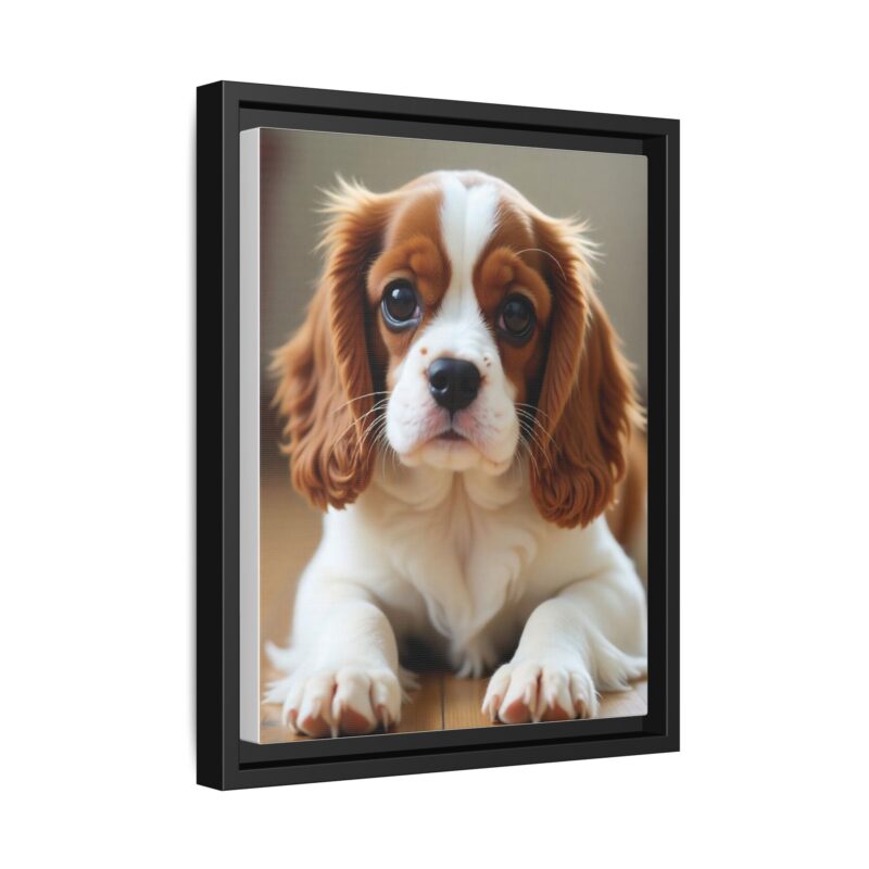 A beautifully detailed canvas print of a Cavalier King Charles Spaniel" - Image 11