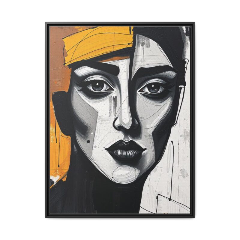Canvas Print - Abstract Cubist Woman Portrait - Image 2