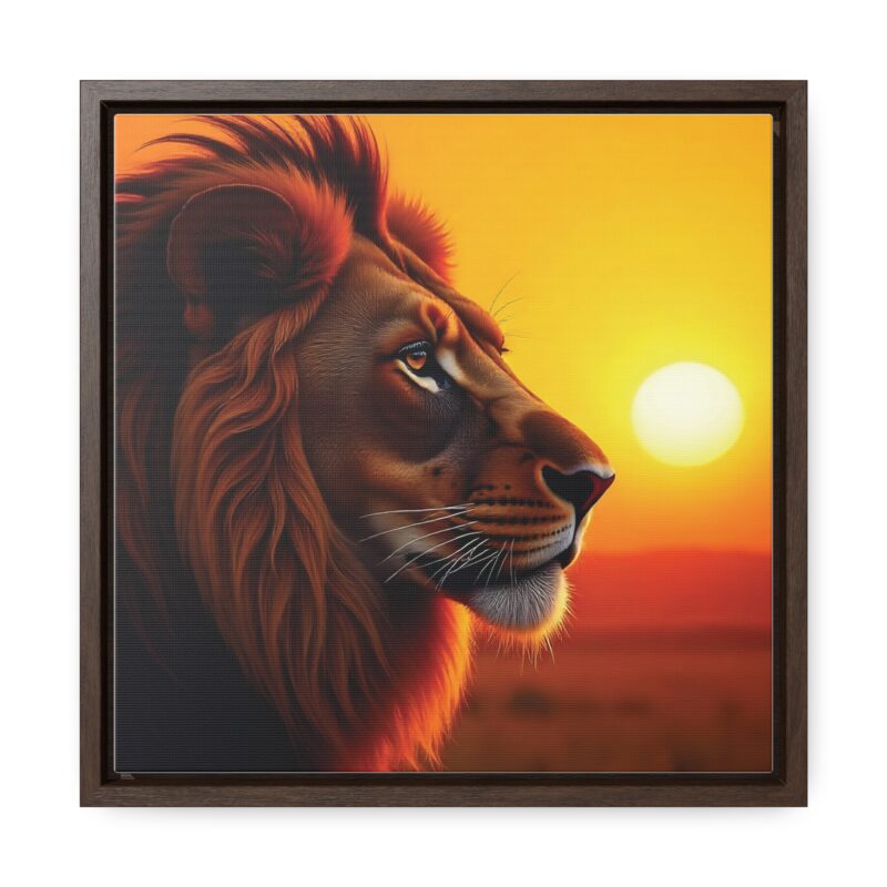 Canvas Wraps - Majestic Lion in Golden Sunset - Image 13