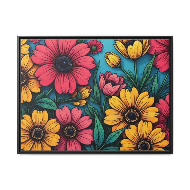 Matte Canvas, Framed Pop Garden - Image 38