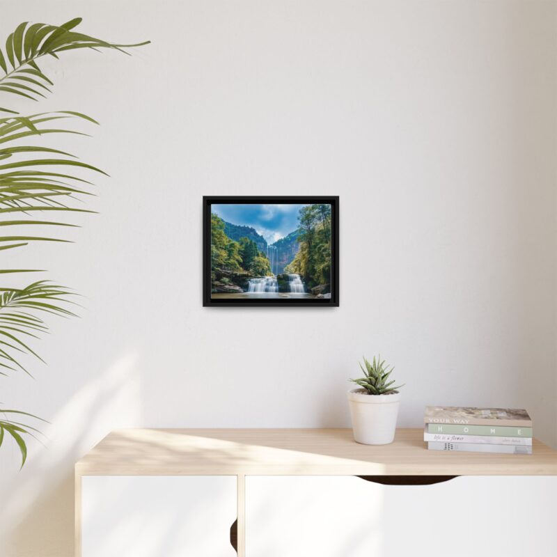 Canvas Wall Art - Waterfall Mountain Landscape - Image 12