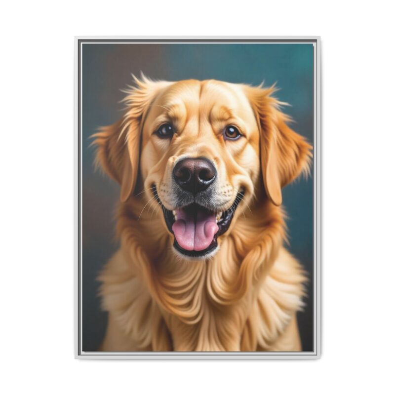 Wall Art - Golden Retriever Smile Matte Canvas - Image 110