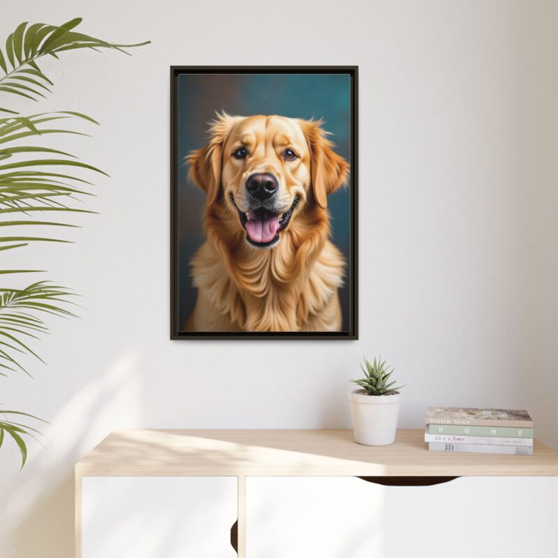 Wall Art - Golden Retriever Smile Matte Canvas - Image 81