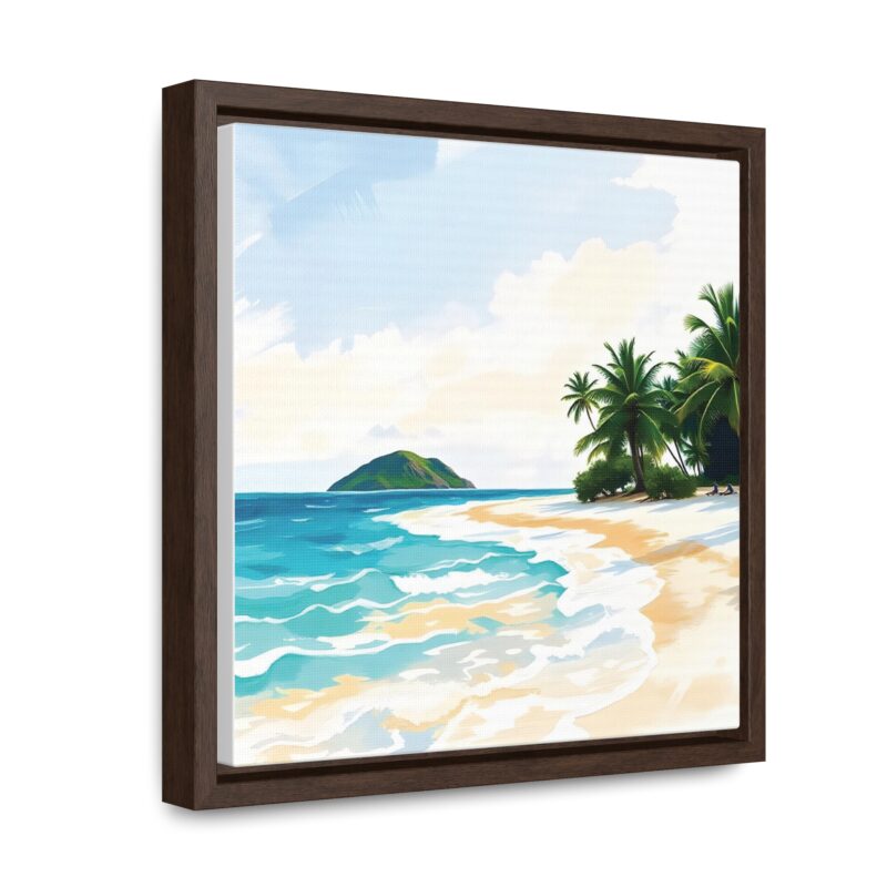 Canvas Wraps, Tropical Beach with Turquoise Waters - Image 6