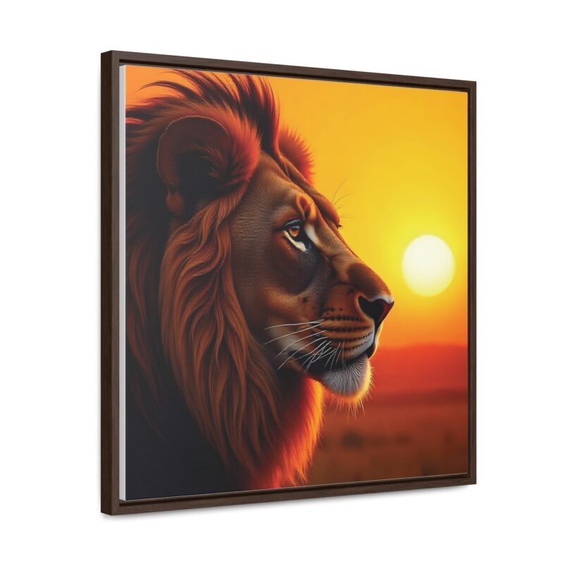 Canvas Wraps - Majestic Lion in Golden Sunset - Image 30