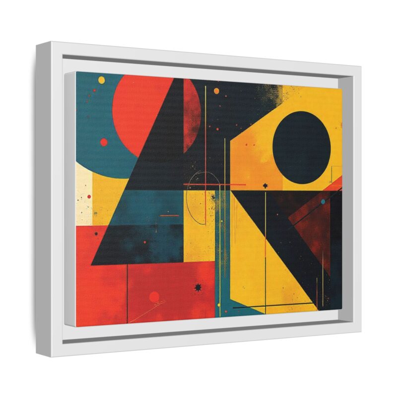 Matte Canvas, Framed Dynamic Geometry a striking abstract artwork - Image 47