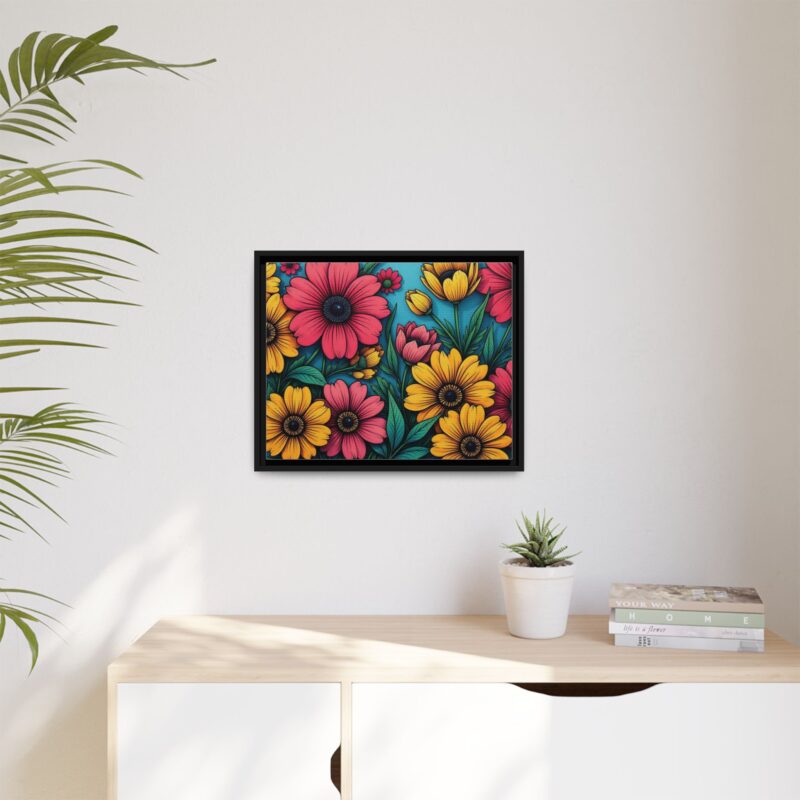 Matte Canvas, Framed Pop Garden - Image 20