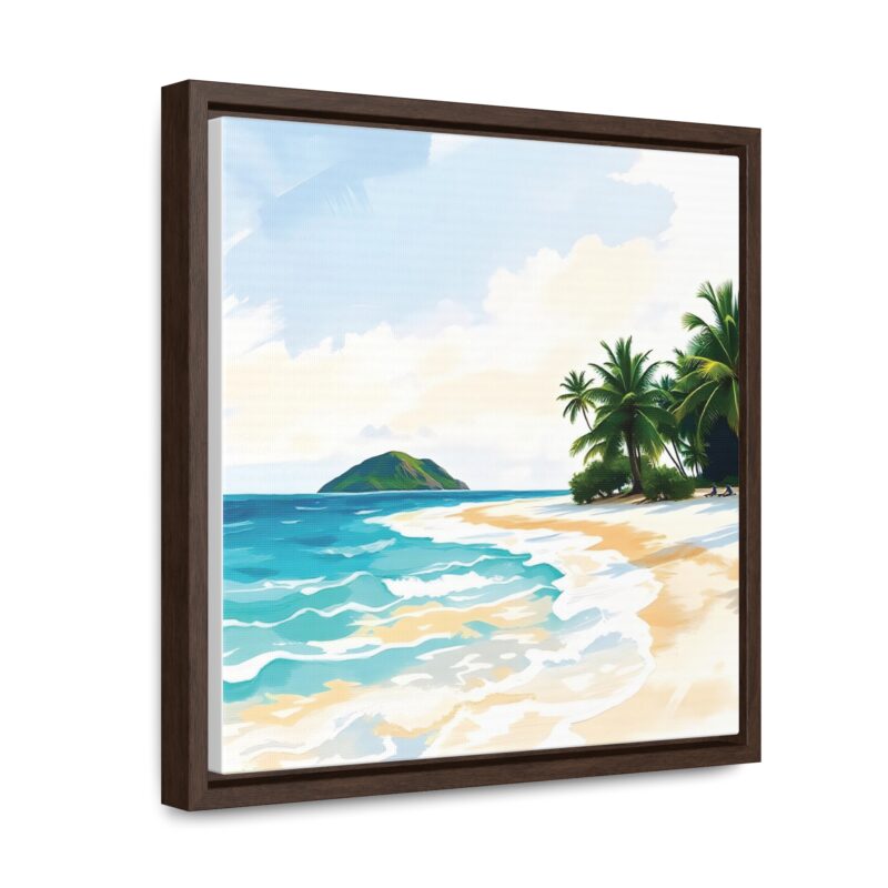 Canvas Wraps, Tropical Beach with Turquoise Waters - Image 14