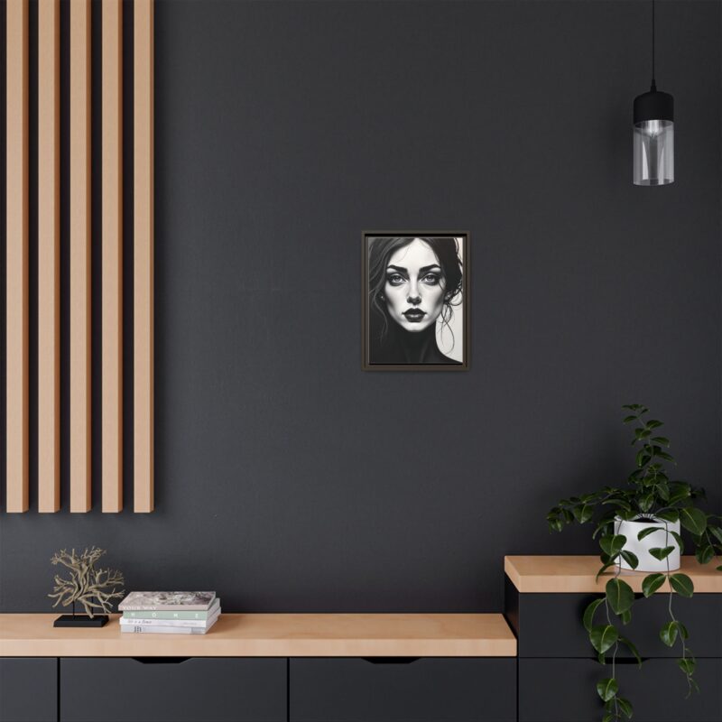 Canvas Wall Art - Abstract Woman's Face Portrait - Image 48