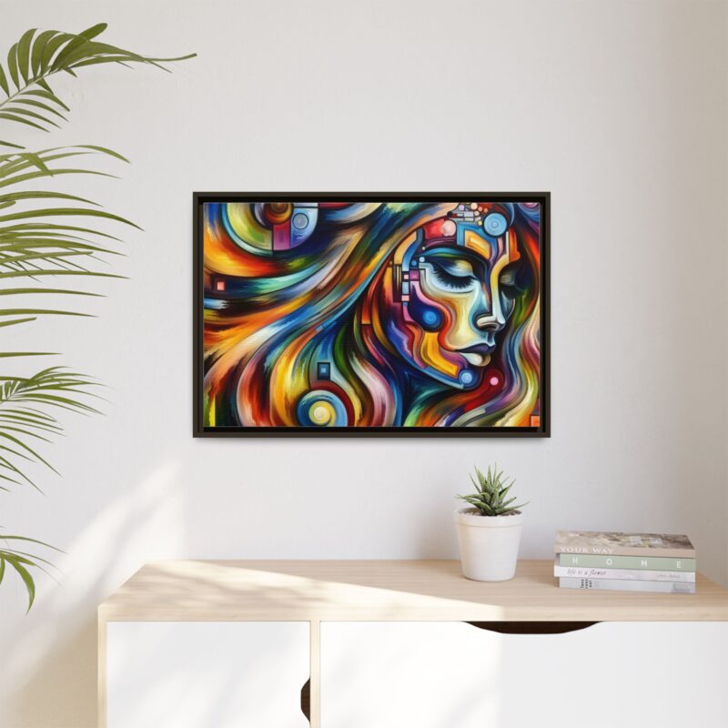 Abstract Woman Canvas Art - Elegant and Contemporary Wall Decor - Image 84