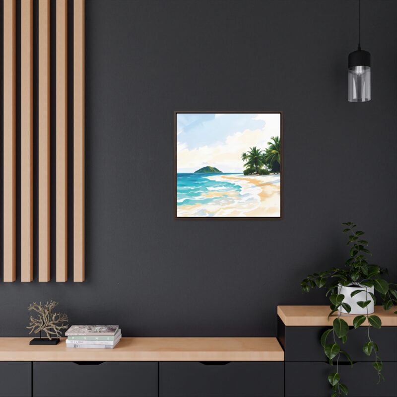 Canvas Wraps, Tropical Beach with Turquoise Waters - Image 40