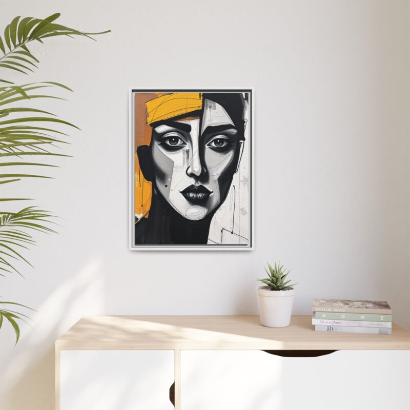 Canvas Print - Abstract Cubist Woman Portrait - Image 68