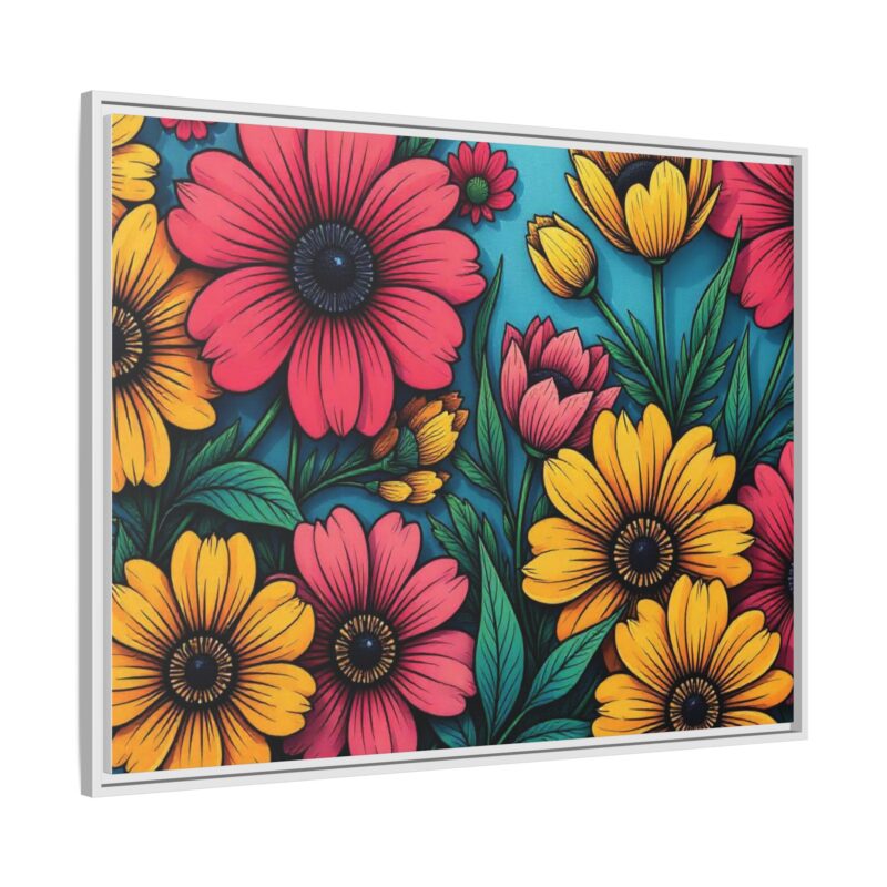 Matte Canvas, Framed Pop Garden - Image 111