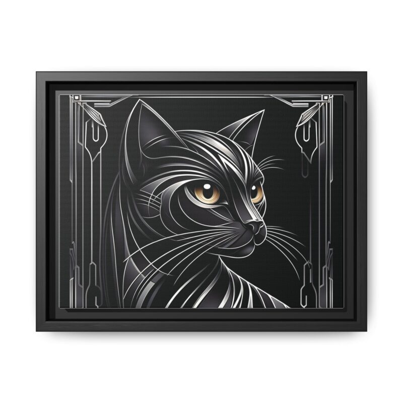 Glamorous Black Cat Art Deco Prints - Stylish and Dark Home Decor - Image 6