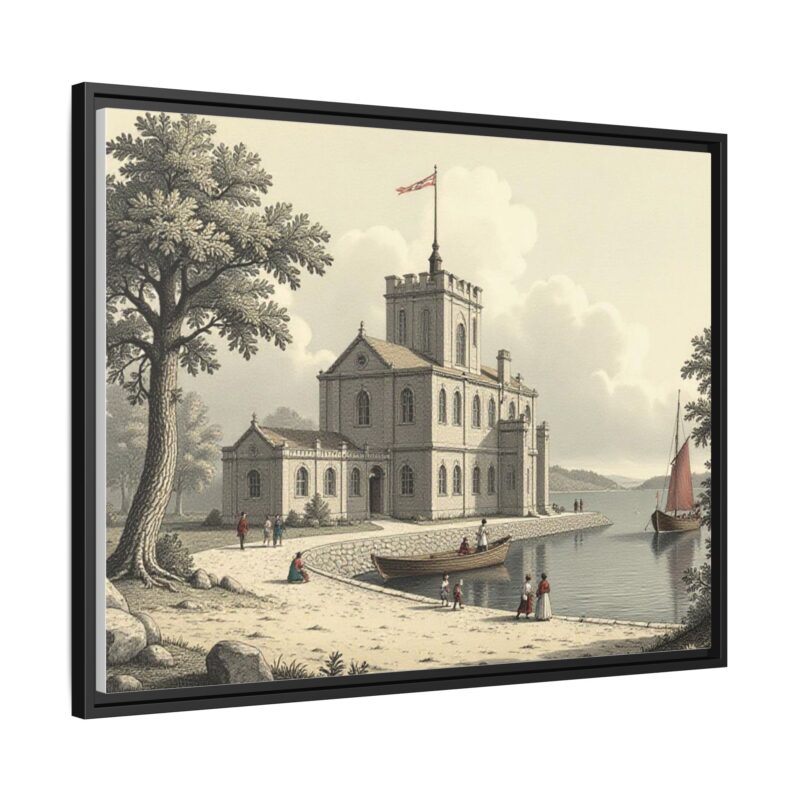 Framed Wall Art - 1820s in England Matte Canvas - Image 31