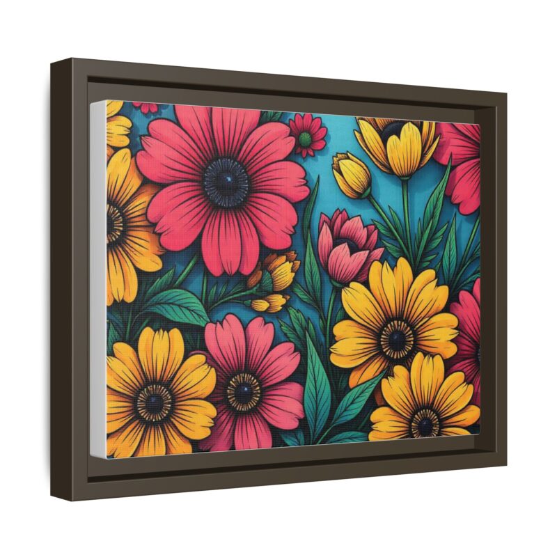 Matte Canvas, Framed Pop Garden - Image 43