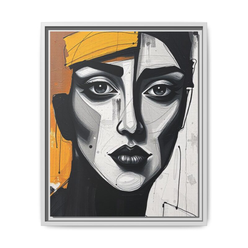 Canvas Print - Abstract Cubist Woman Portrait - Image 58