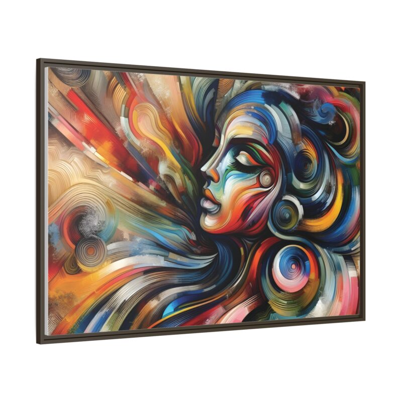 Canvas Abstract Art of a Woman - Modern & Minimalist Wall Decor - Image 115