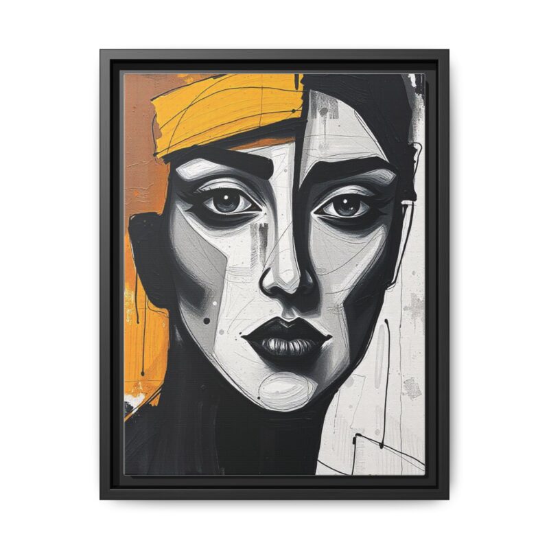Canvas Print - Abstract Cubist Woman Portrait - Image 14