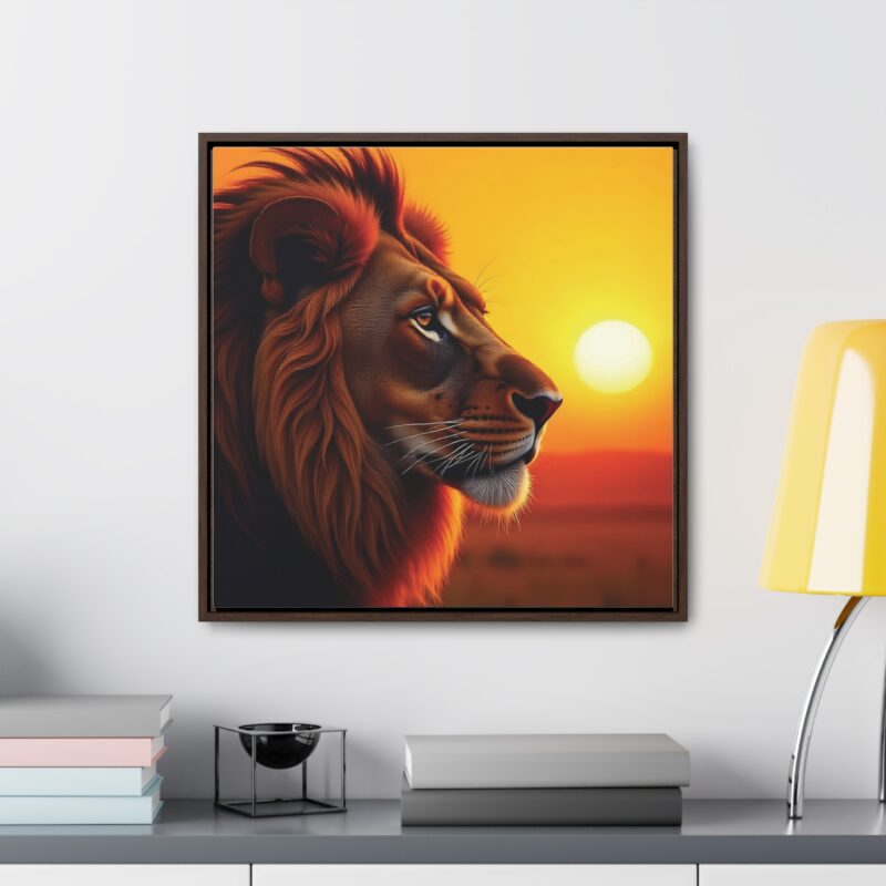 Canvas Wraps - Majestic Lion in Golden Sunset - Image 32