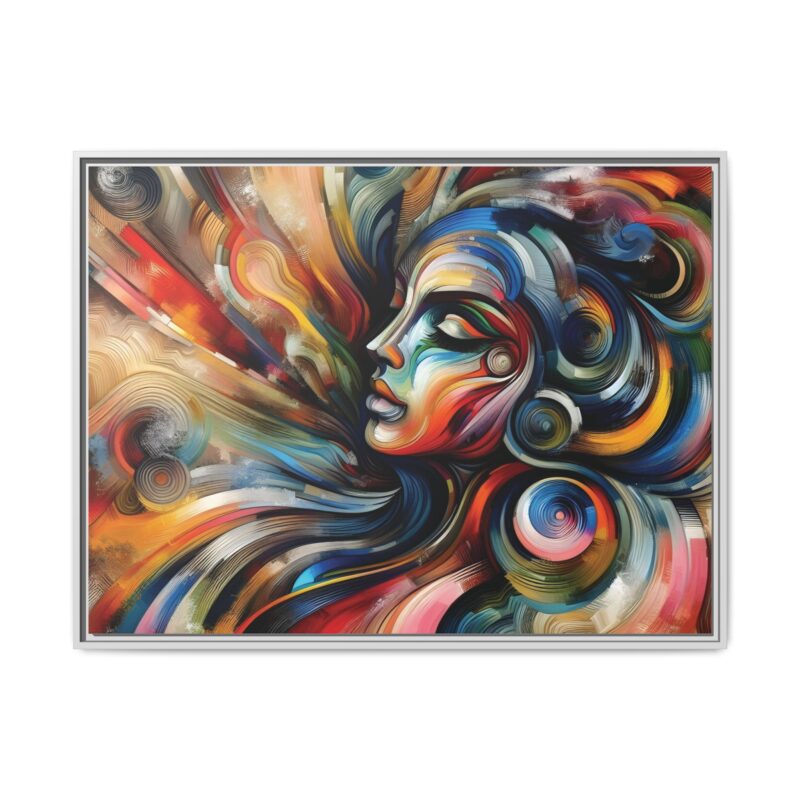 Canvas Abstract Art of a Woman - Modern & Minimalist Wall Decor - Image 110