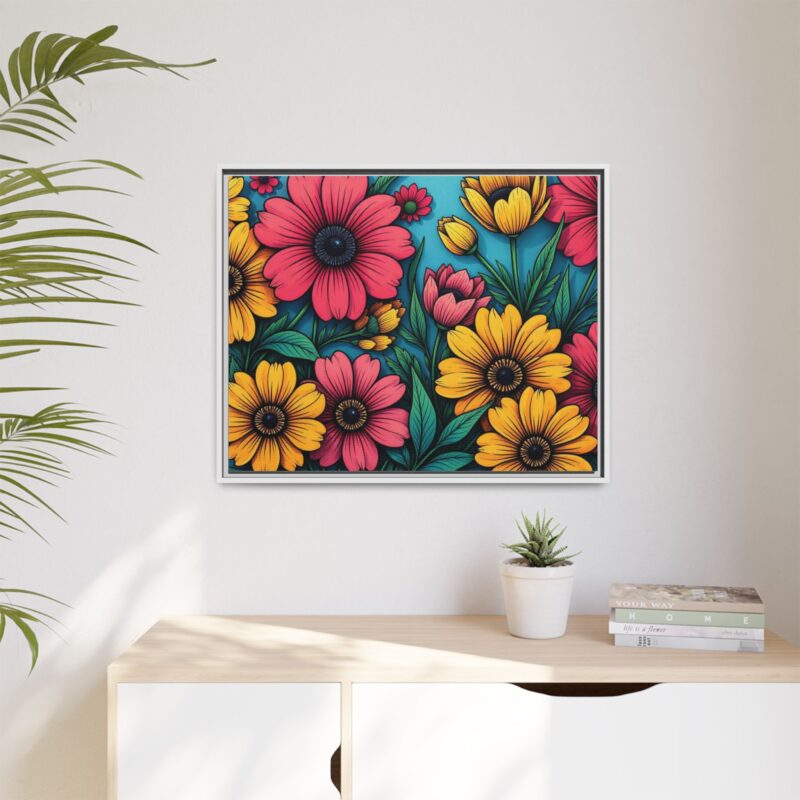 Matte Canvas, Framed Pop Garden - Image 132