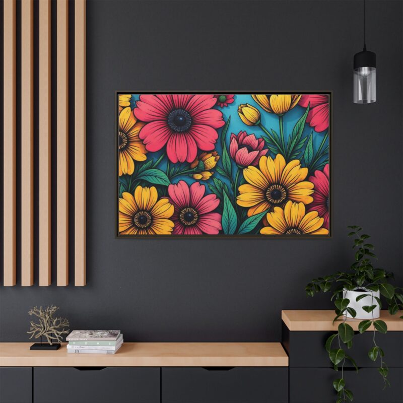 Matte Canvas, Framed Pop Garden - Image 113