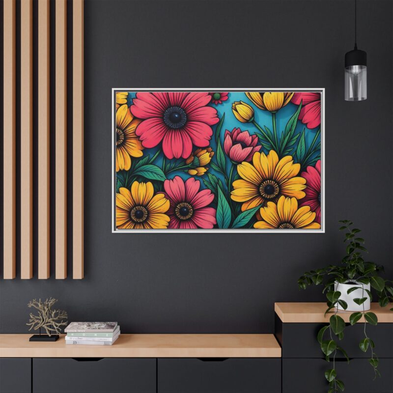 Matte Canvas, Framed Pop Garden - Image 117