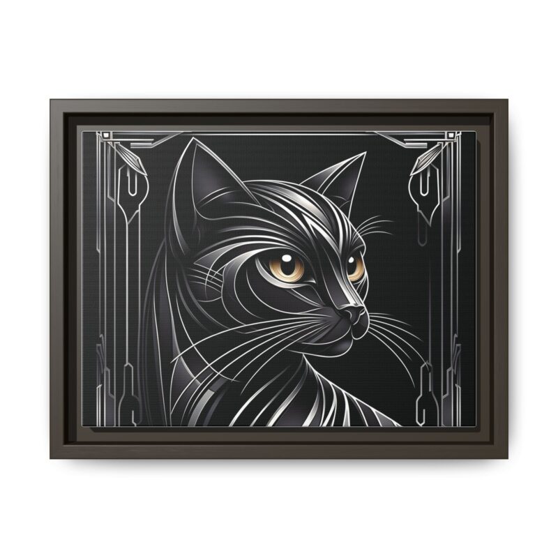 Glamorous Black Cat Art Deco Prints - Stylish and Dark Home Decor - Image 38