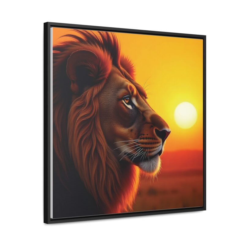 Canvas Wraps - Majestic Lion in Golden Sunset - Image 34