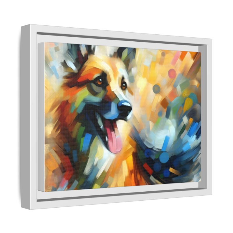 Abstract Dog Portrait Art - Unique Canvas for Pet Lovers - Image 47