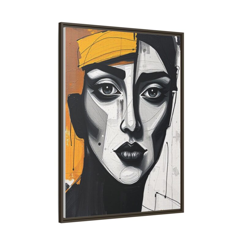 Canvas Print - Abstract Cubist Woman Portrait - Image 79