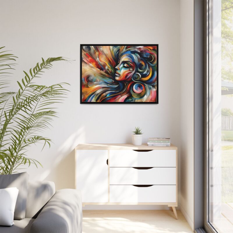 Canvas Abstract Art of a Woman - Modern & Minimalist Wall Decor - Image 40