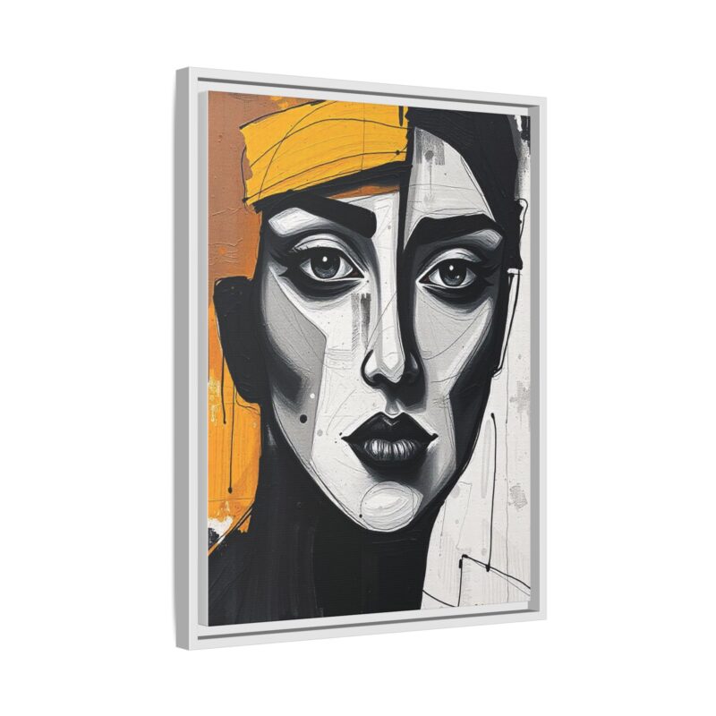 Canvas Print - Abstract Cubist Woman Portrait - Image 67