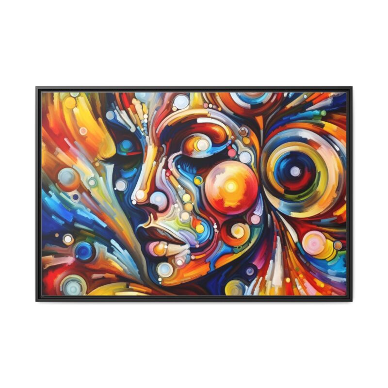 Abstract Woman Portrait on Canvas - Artistic and Stylish Wall Art - Image 2