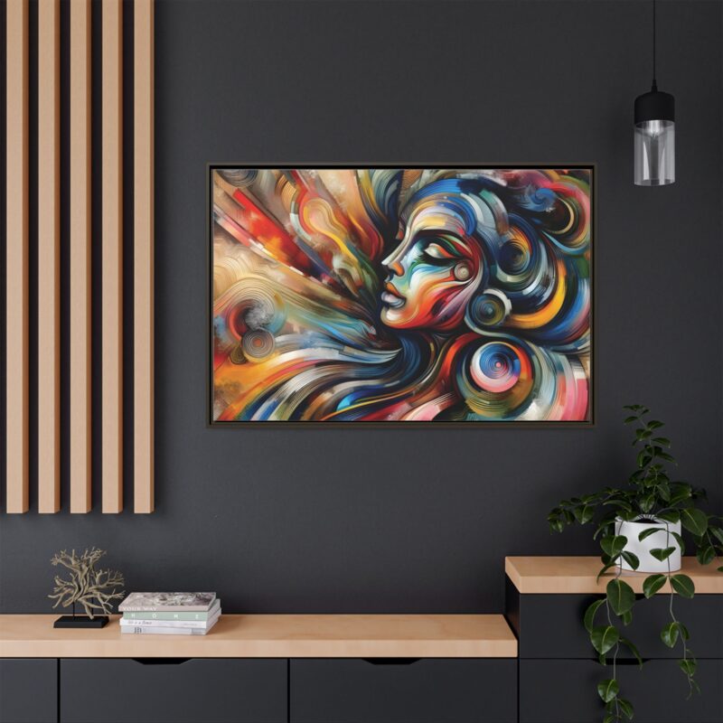 Canvas Abstract Art of a Woman - Modern & Minimalist Wall Decor - Image 113