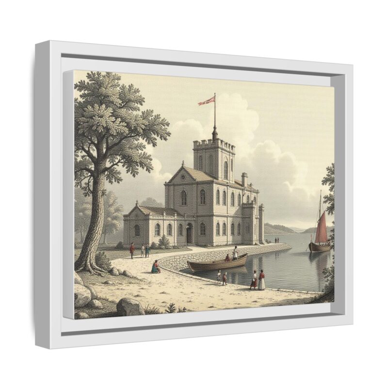 Framed Wall Art - 1820s in England Matte Canvas - Image 47