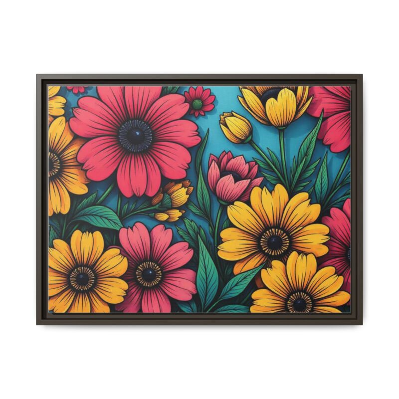 Matte Canvas, Framed Pop Garden - Image 74