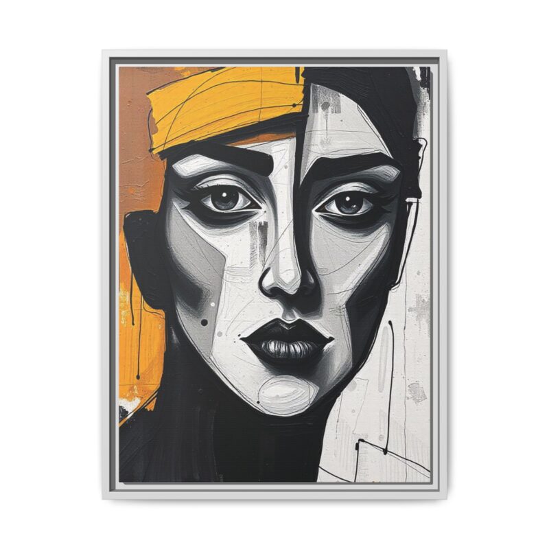 Canvas Print - Abstract Cubist Woman Portrait - Image 66