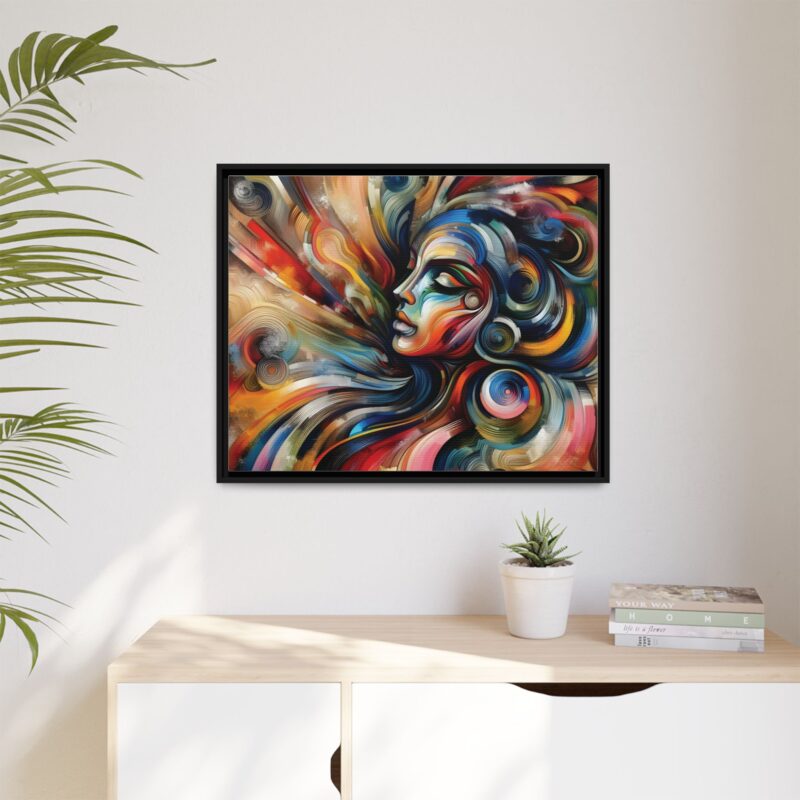 Canvas Abstract Art of a Woman - Modern & Minimalist Wall Decor - Image 124