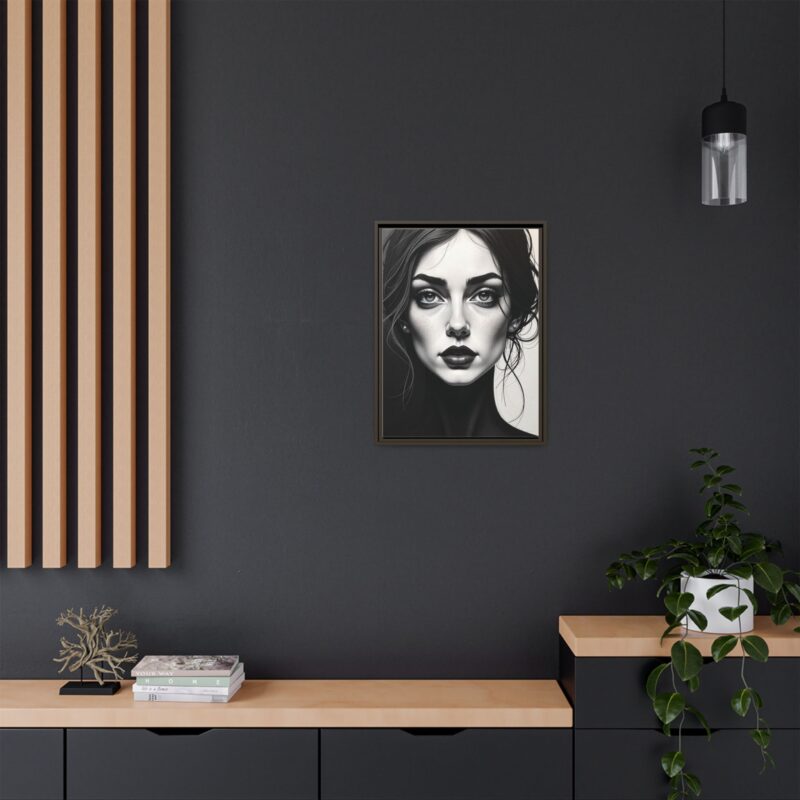 Canvas Wall Art - Abstract Woman's Face Portrait - Image 64